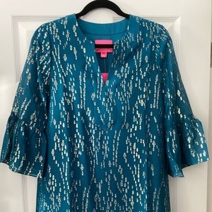 NWT Lilly Pulitzer Elenora Silk Dress Chiffon XS